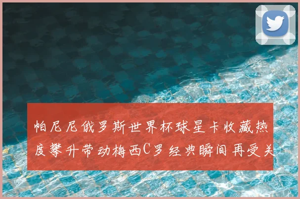 帕尼尼俄罗斯世界杯球星卡收藏热度攀升带动梅西C罗经典瞬间再受关注
