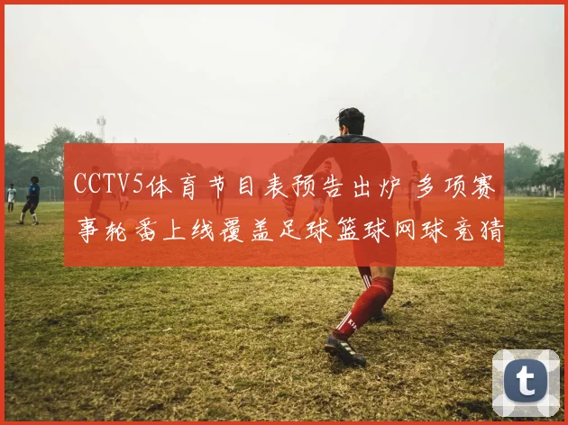 CCTV5体育节目表预告出炉 多项赛事轮番上线覆盖足球篮球网球竞猜看点